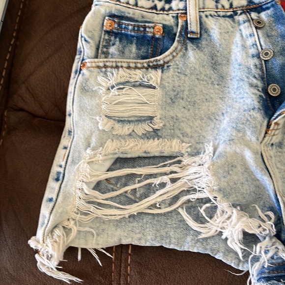 SIGNATURE. Size 8 color blue and white jeans - Picture 6 of 7